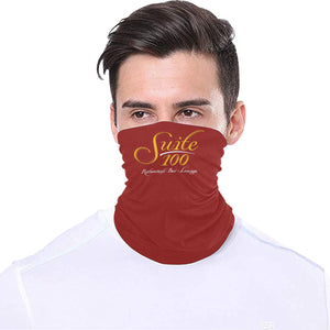 suite100burgundy Multifunctional Headwear