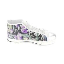 Load image into Gallery viewer, Complex Graffiti Negative Men’s Classic High Top Canvas Shoes (Model 017)