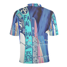 Load image into Gallery viewer, Surfboards Blue Men&#39;s All Over Print Polo Shirt (Model T55)