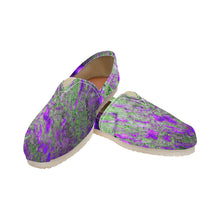 Load image into Gallery viewer, Marbled Abstract Purple Unisex Classic Canvas Slip-On (Model 1206)