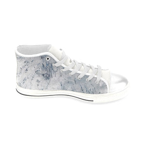 Fireworks Negative Men’s Classic High Top Canvas Shoes (Model 017)