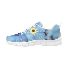 Load image into Gallery viewer, Forget Me Not Flower Women&#39;s Breathable Running Shoes (Model 055)