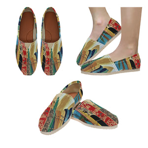 Surfboards Unisex Classic Canvas Slip-On (Model 1206)