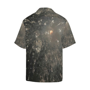 Fireworks Black Hawaiian Shirt (Model T58)