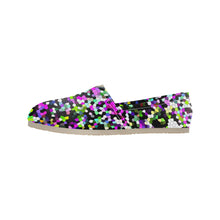 Load image into Gallery viewer, Holiday Paisley Purple Mosaic Unisex Classic Canvas Slip-On (Model 1206)