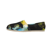 Load image into Gallery viewer, Jellyfish Yellow and Blue Unisex Classic Canvas Slip-On (Model 1206)