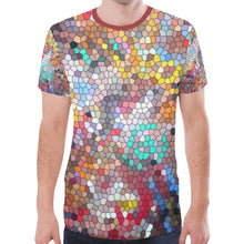 Load image into Gallery viewer, Graffiti Abstract Mosaic New All Over Print T-shirt for Men (Model T45)