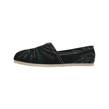 Load image into Gallery viewer, Fireworks Burst Glowing Unisex Classic Canvas Slip-On (Model 1206)