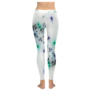 Fireworks Spray Negative Low Rise Leggings (Invisible Stitch) (Model L05)