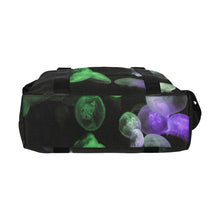 Load image into Gallery viewer, Jellyfish Green and Purple Large Capacity Duffle Bag (Model 1715)