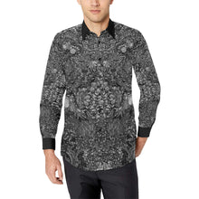 Load image into Gallery viewer, Paisley Matters Black and White Men&#39;s All Over Print Casual Dress Shirt (Model T61)